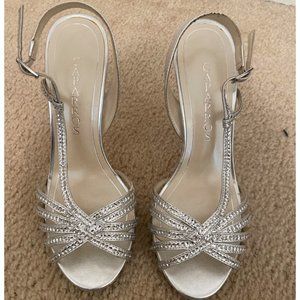 Caparros - Silver Metallic Kathleen Heels